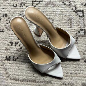 NWT - TONY BIANCO Marcel Mule In Dove Nappa